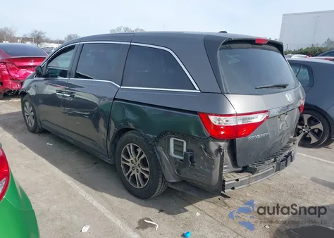 2013 Honda Odyssey Ex-L from USA, damaged, VIN 5FNRL5H60DB061411